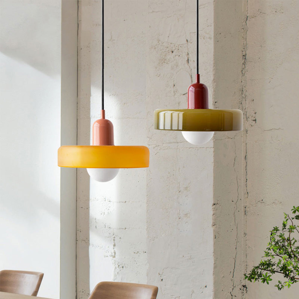 Bauhaus Style Glass Pendant Light | Buy 1 Get 1 Free