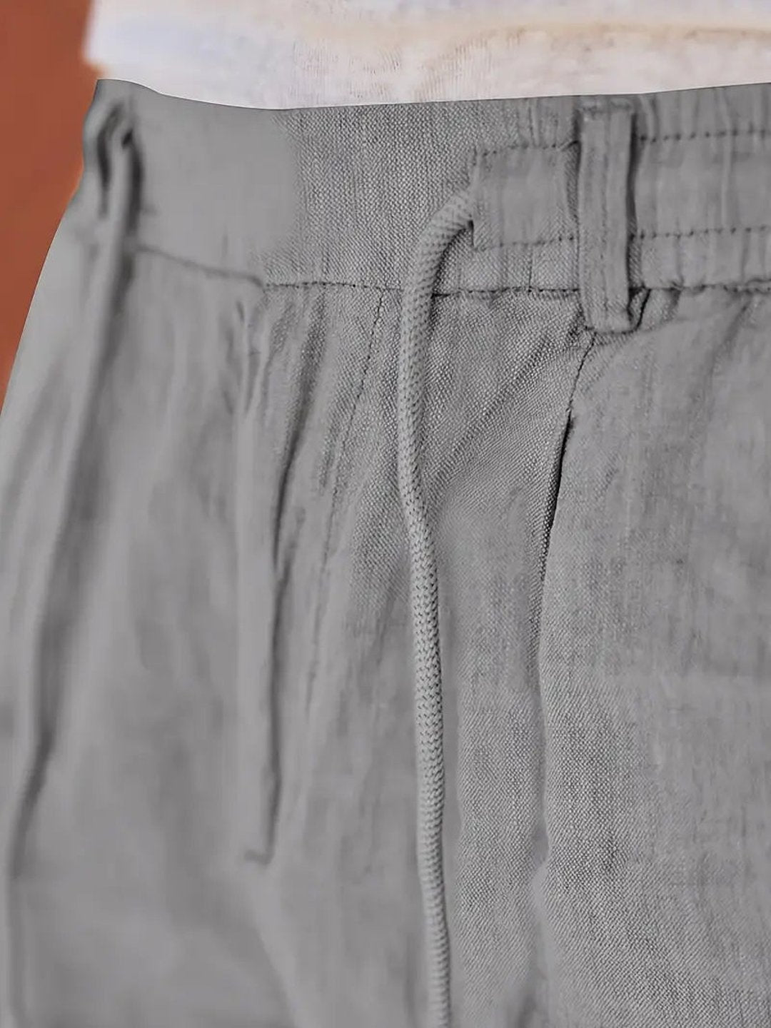 Otis | Wide Linen Drawstring Pants