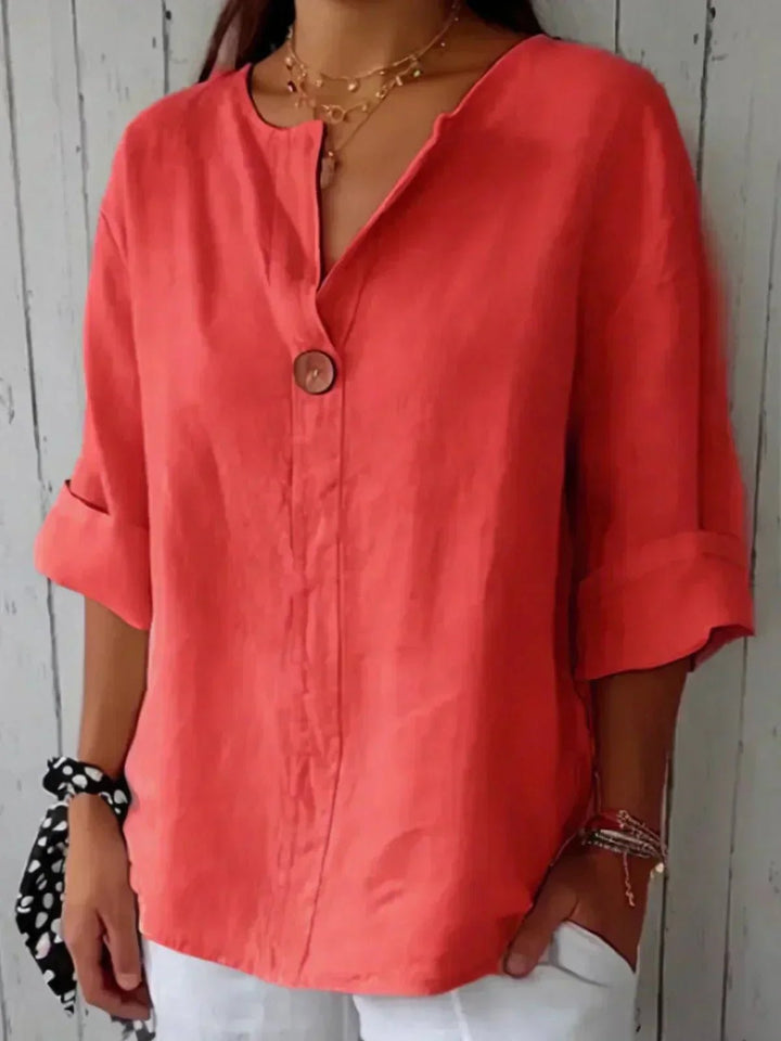 Shauna | Relaxed V-Neck Top