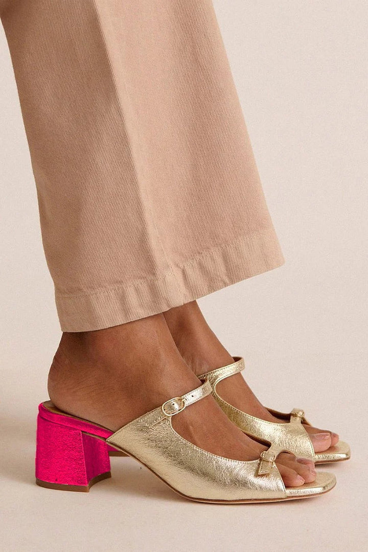 Soledad | Block Toe Heeled Sandals