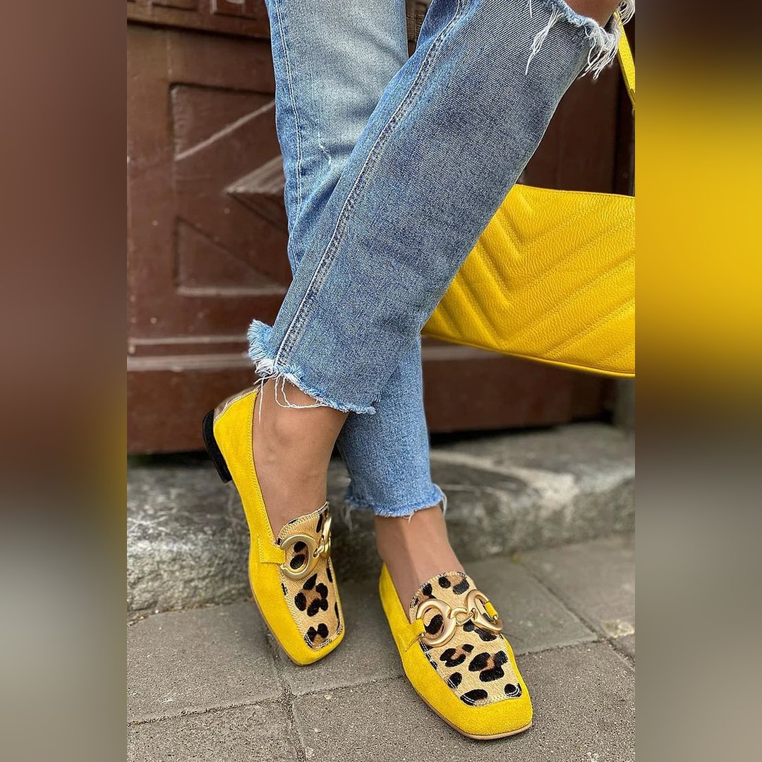 Karla | Animal Print Loafers