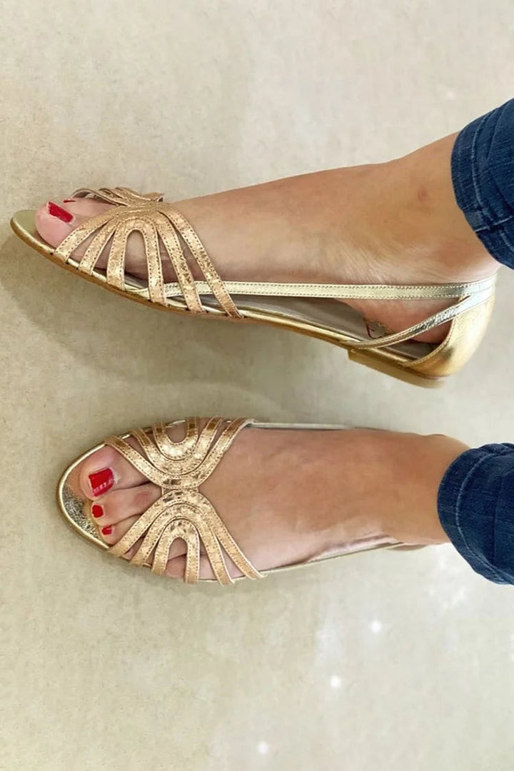 Chantel | Metallic Shine Sandals