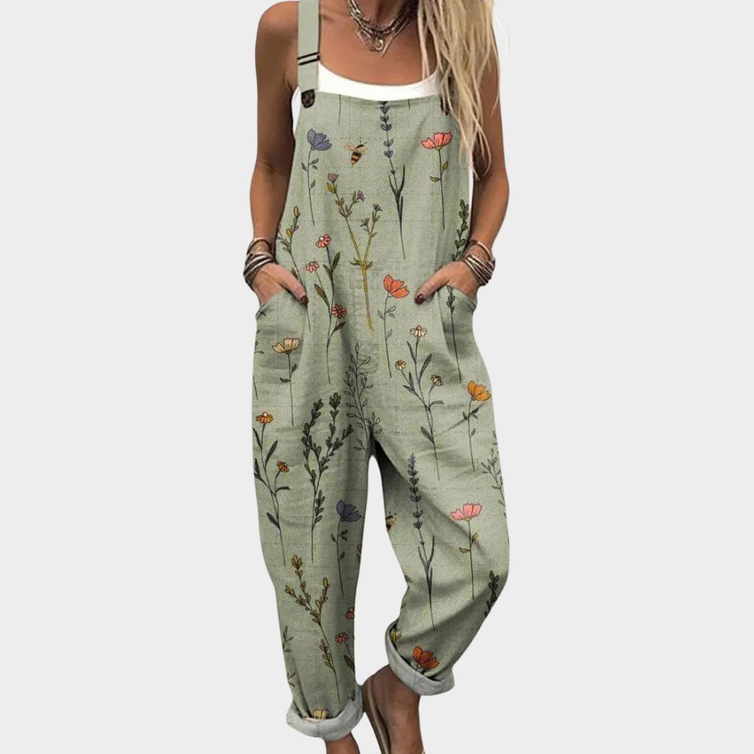 Latosha | Printed Overalls