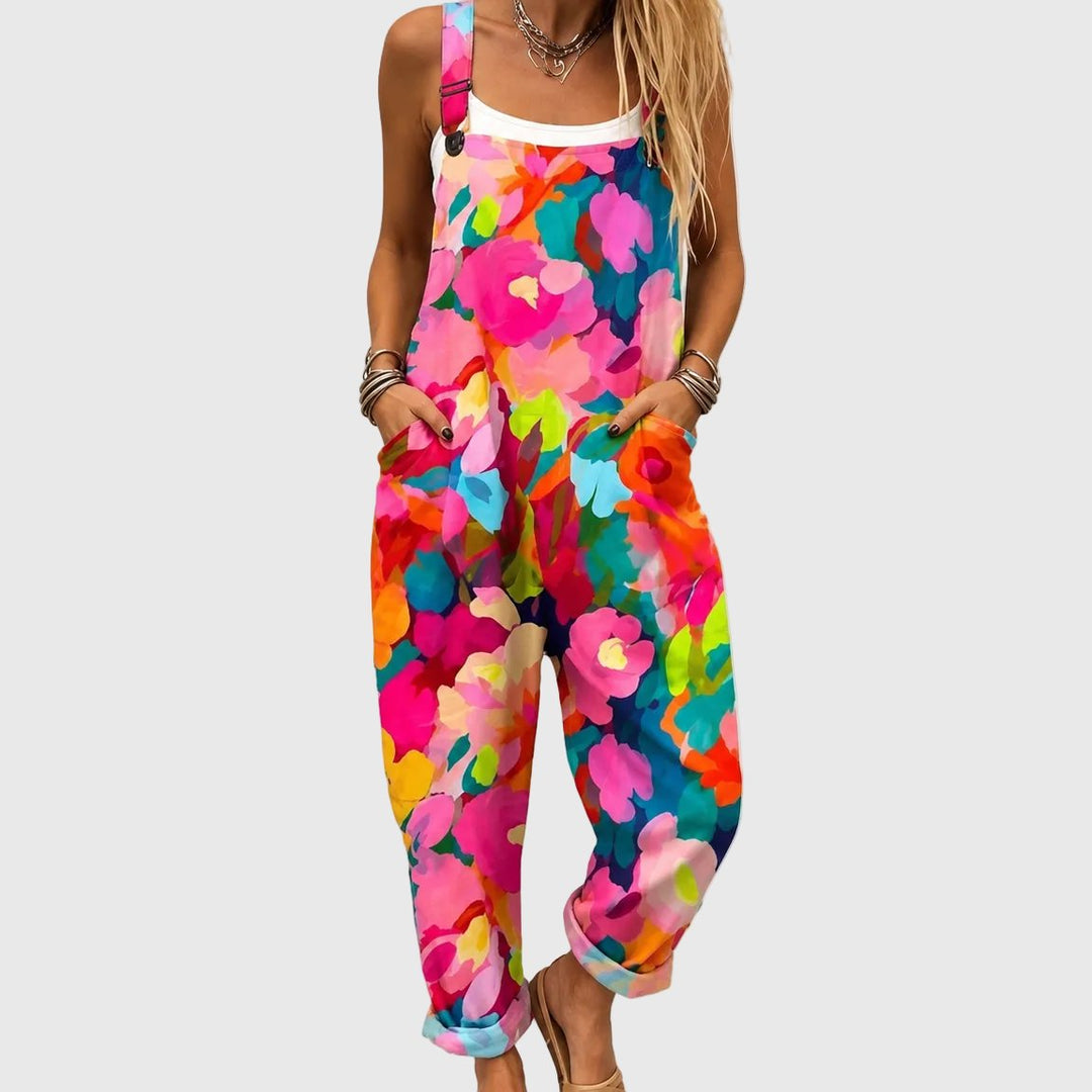 Queen | Floral Overalls