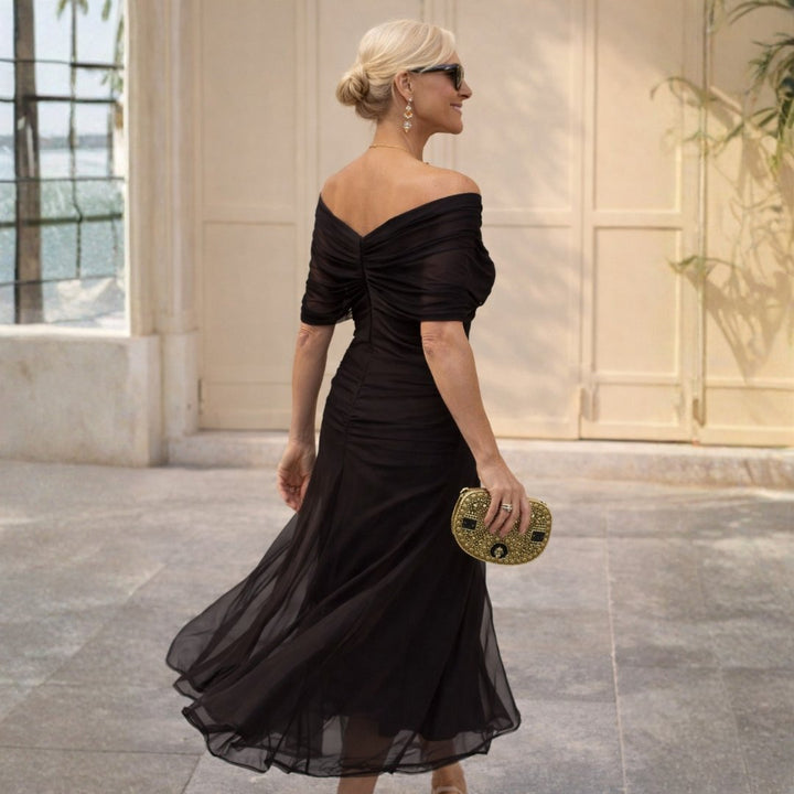 Lizzie | Off Shoulder Maxi Dress
