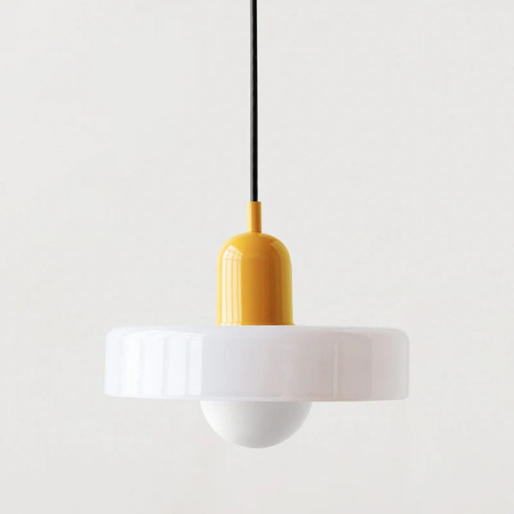 Bauhaus Style Colorful Glass Pendant Light