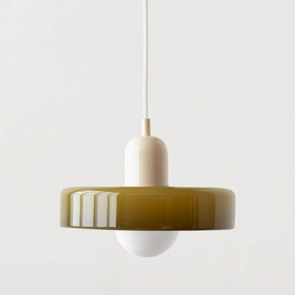 Bauhaus Style Colorful Glass Pendant Light