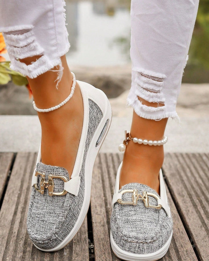 Toulouse | Flat Moccasins with Buckle