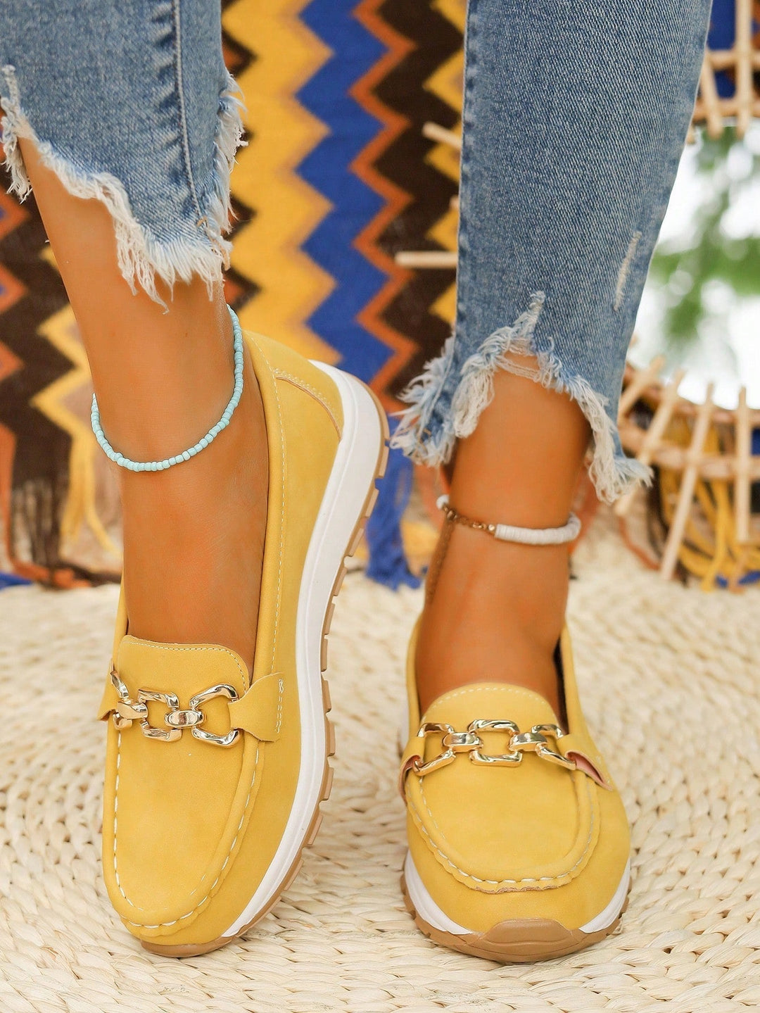 Emily | Flat Buckle Loafers