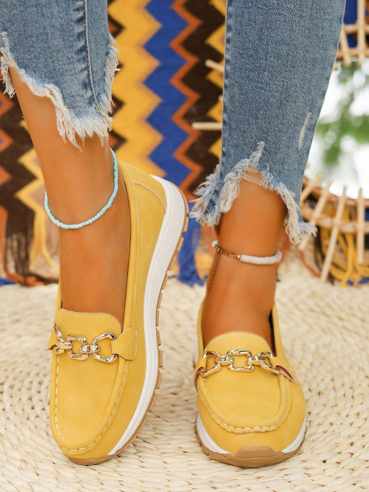 Emily | Flat Buckle Loafers