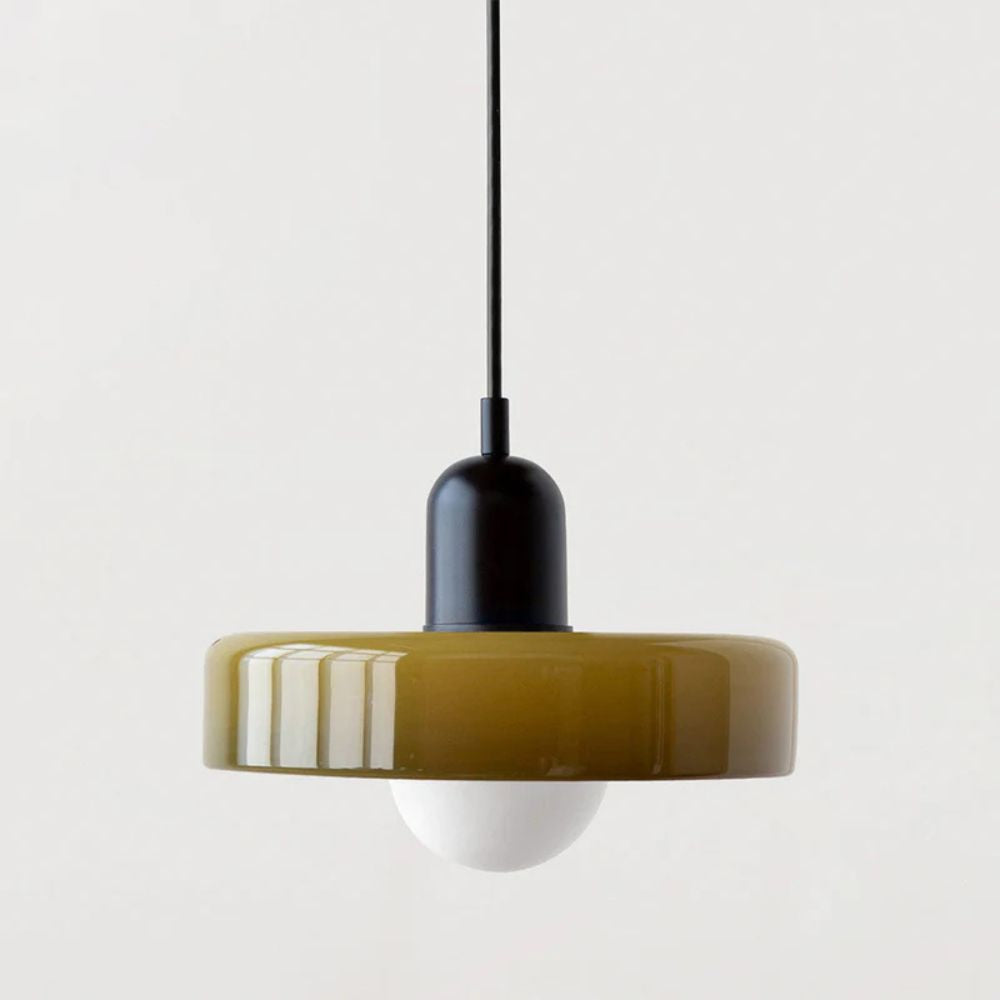 Bauhaus Style Colorful Glass Pendant Light