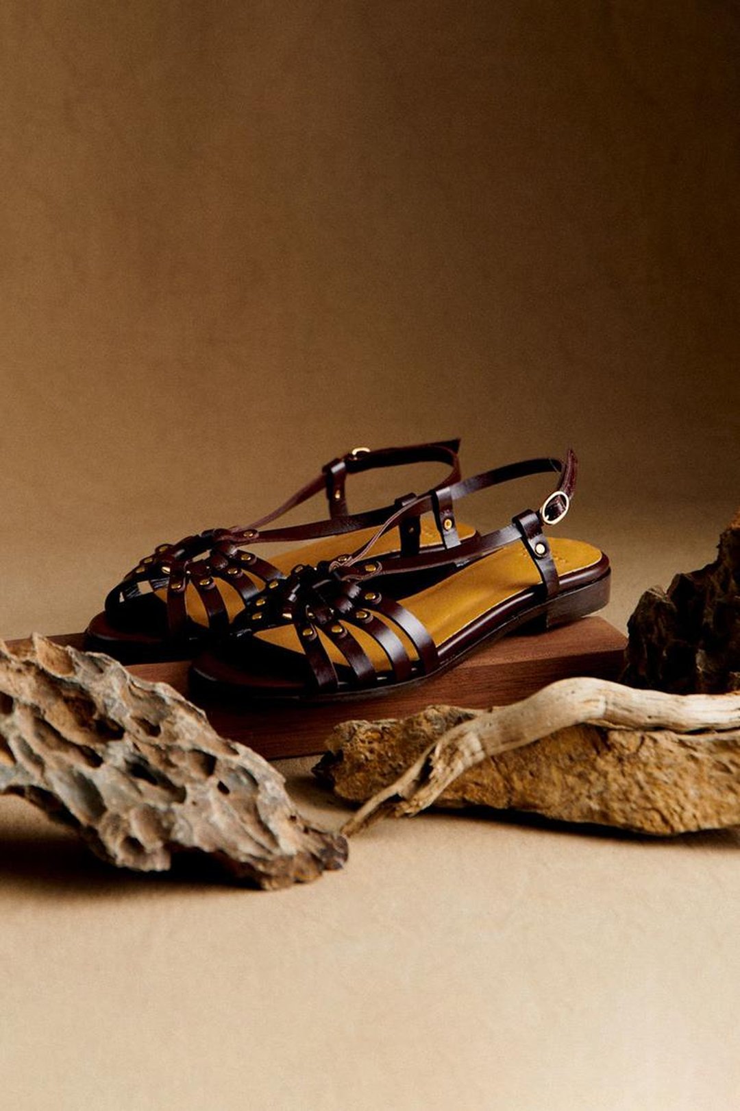 Felicita | Studded Cut-Out Sandals