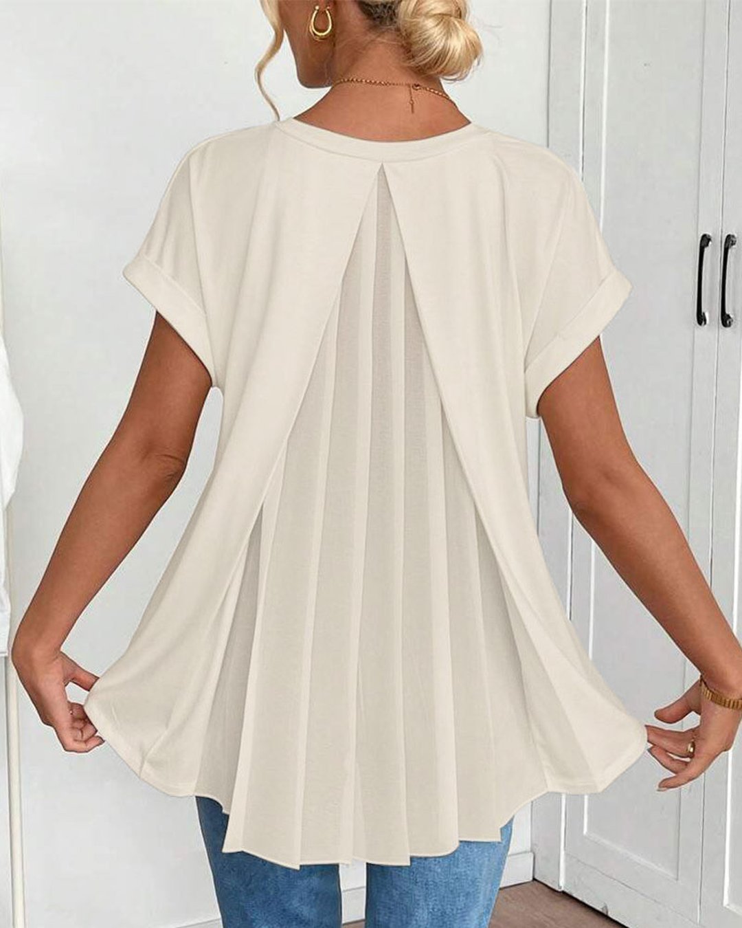 Lucretia | Patchwork Short-Sleeved T-Shirt