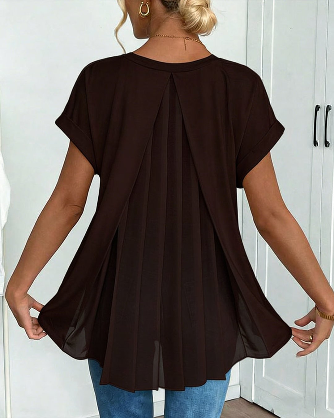 Lucretia | Patchwork Short-Sleeved T-Shirt