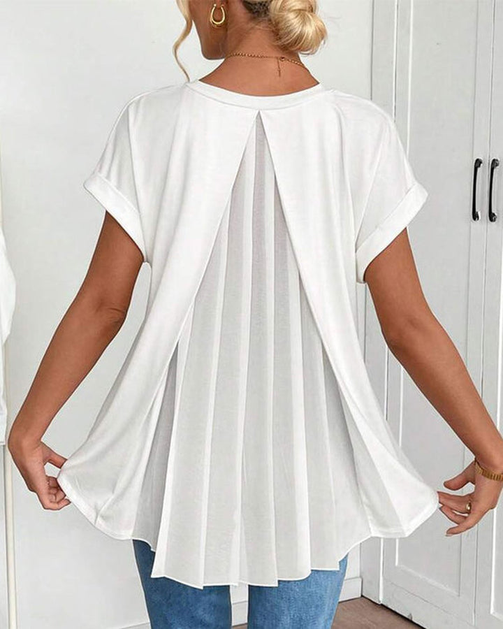 Lucretia | Patchwork Short-Sleeved T-Shirt