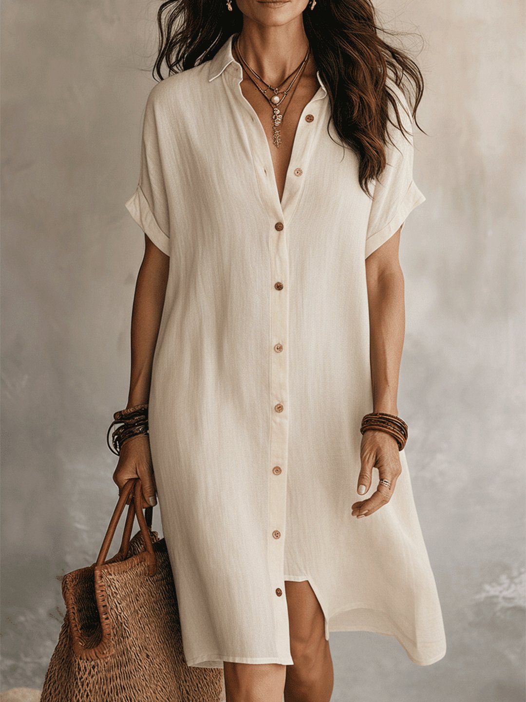 Angeline | Short Sleeve Mini Dress