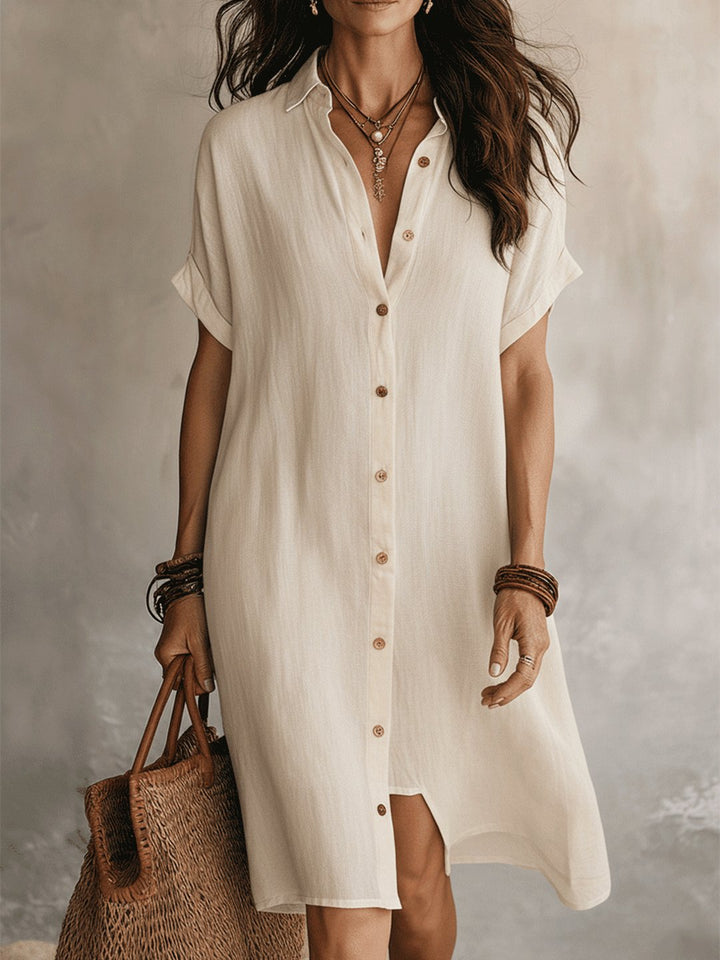 Angeline | Short Sleeve Mini Dress