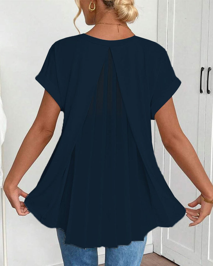 Lucretia | Patchwork Short-Sleeved T-Shirt