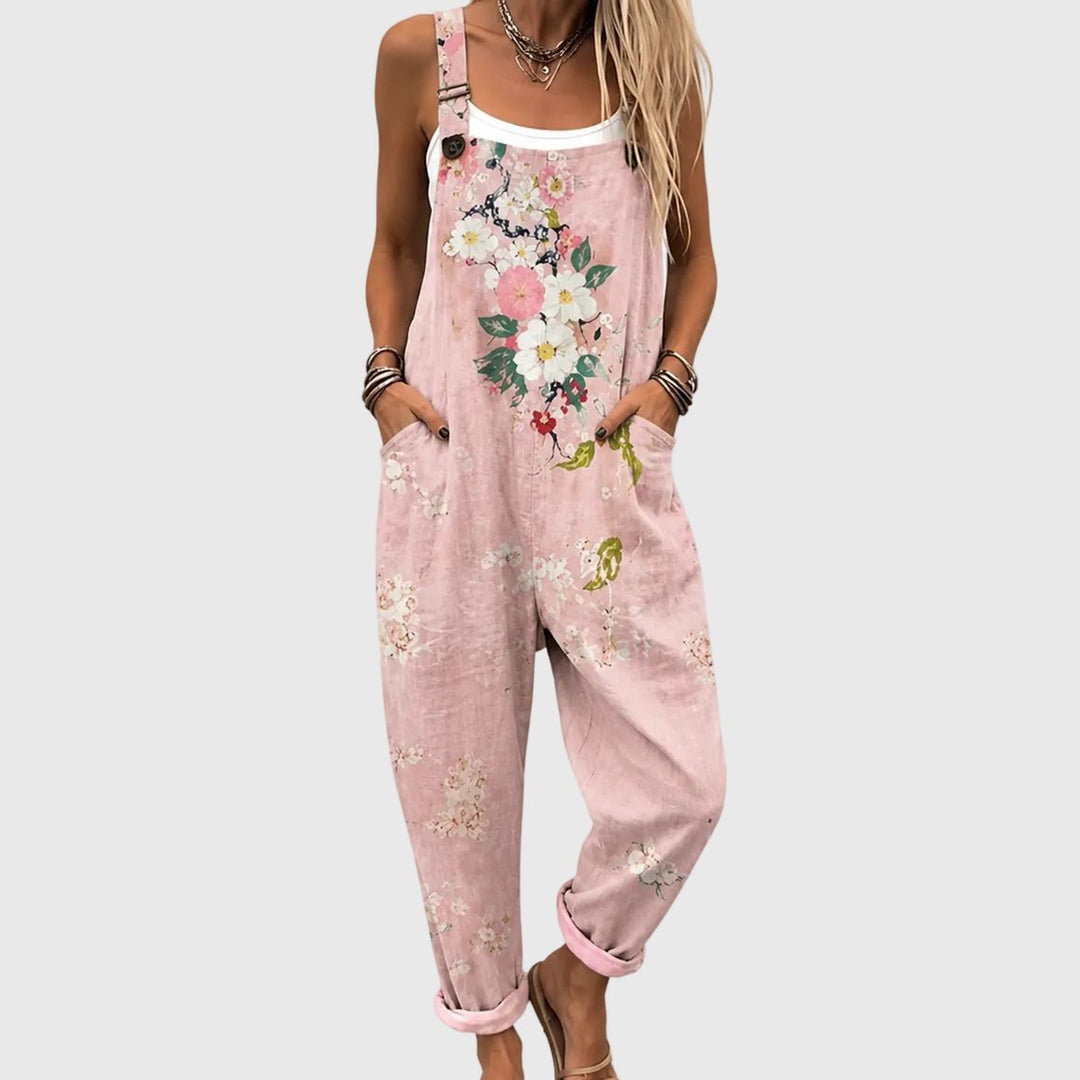 Sherri | Floral Overalls
