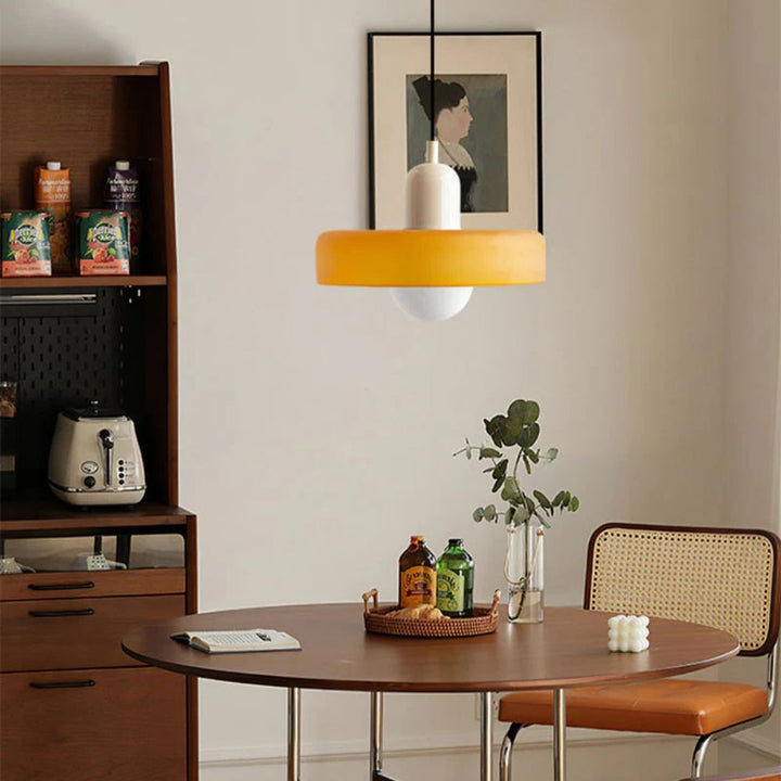 Bauhaus Style Colorful Glass Pendant Light