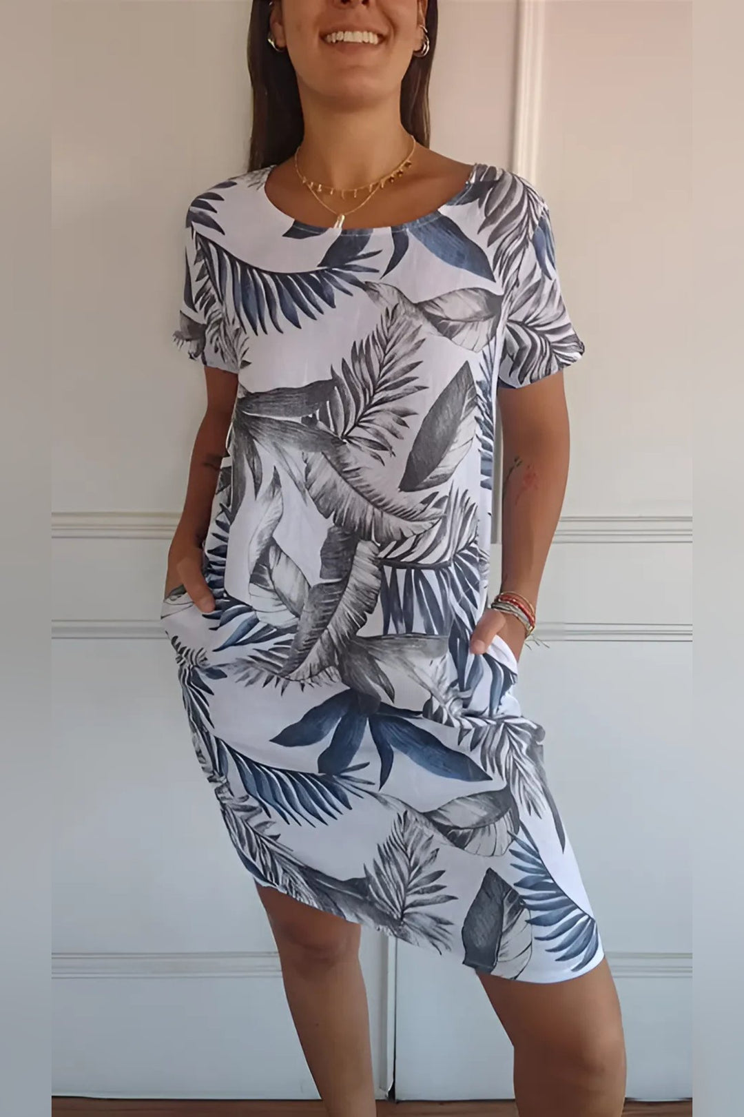 Fenella | Comfy Round Neck Dress