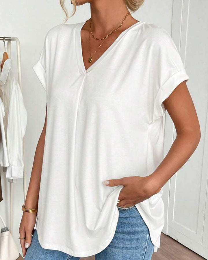 Lucretia | Patchwork Short-Sleeved T-Shirt