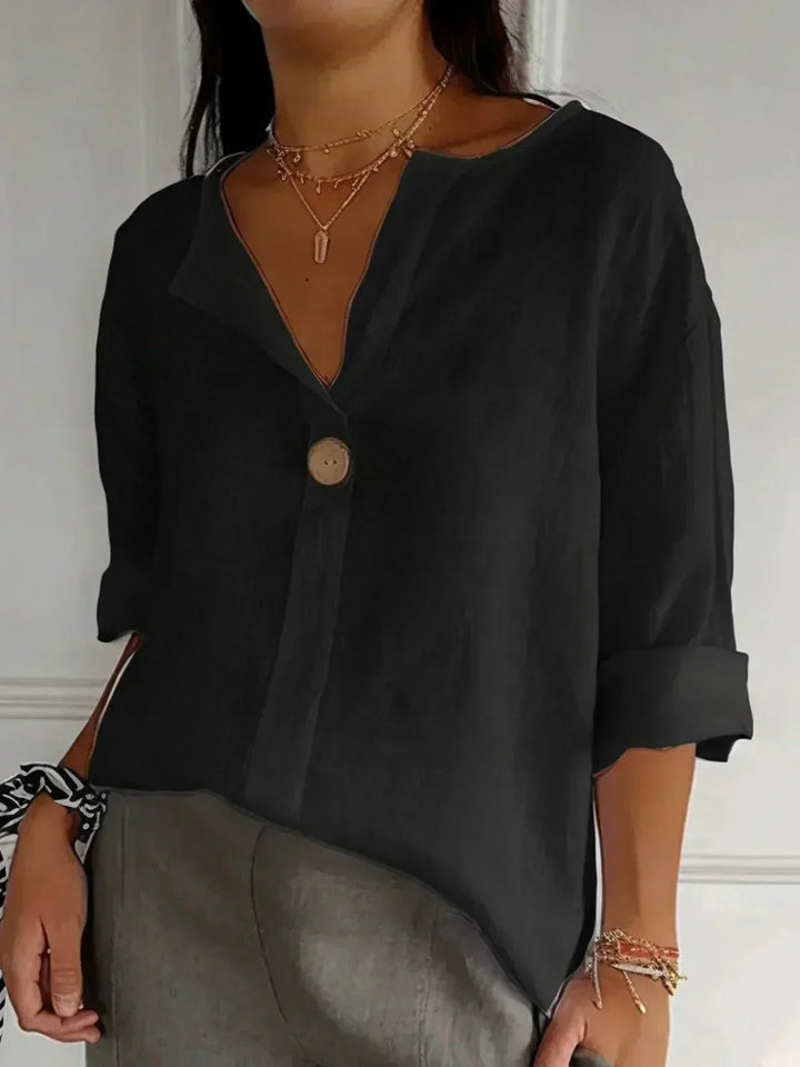 Shauna | Relaxed V-Neck Top