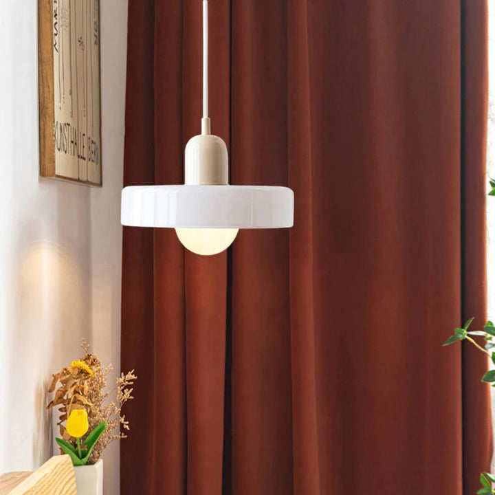 Bauhaus Style Colorful Glass Pendant Light