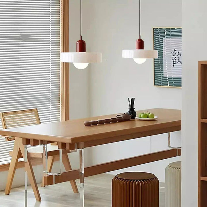 Bauhaus Style Colorful Glass Pendant Light
