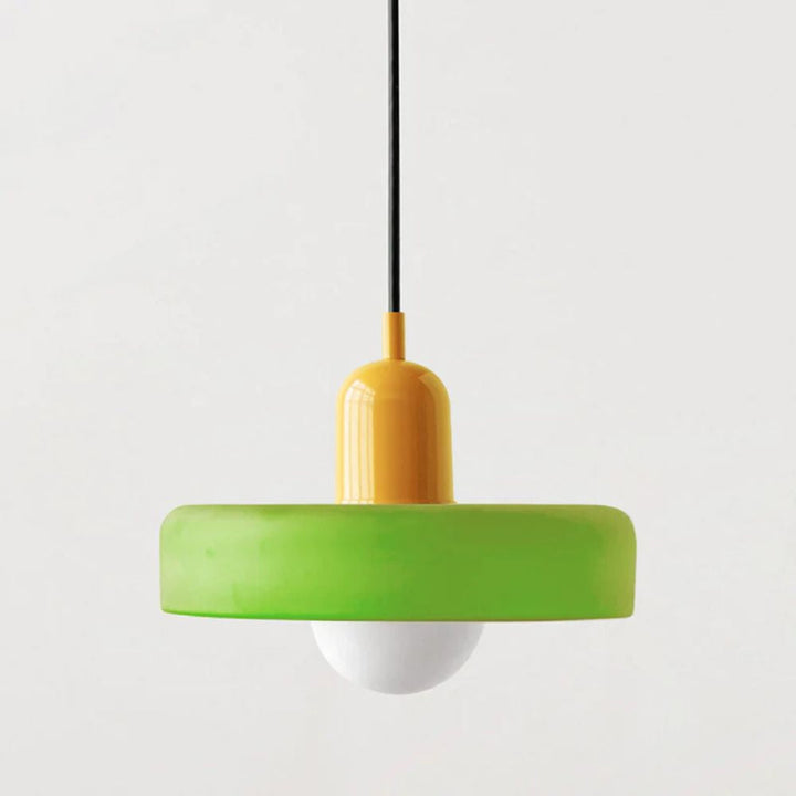 Bauhaus Style Colorful Glass Pendant Light