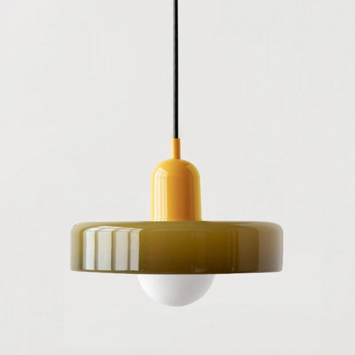 Bauhaus Style Colorful Glass Pendant Light