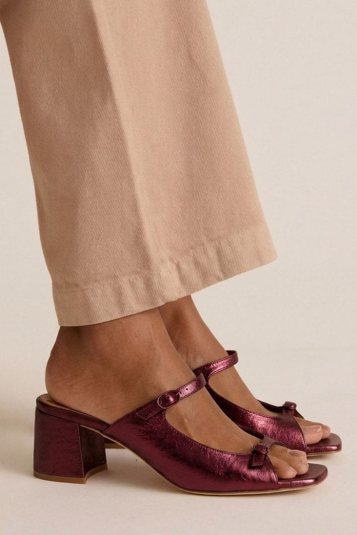 Soledad | Block Toe Heeled Sandals