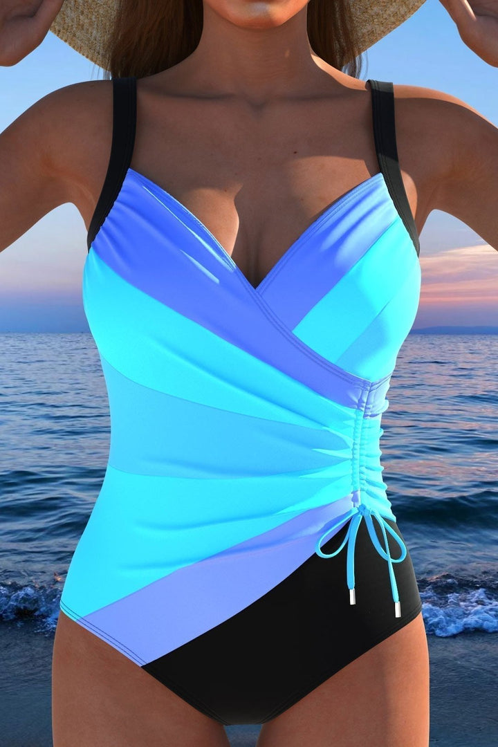 Catherine | Wrap-Front Control Swimsuit