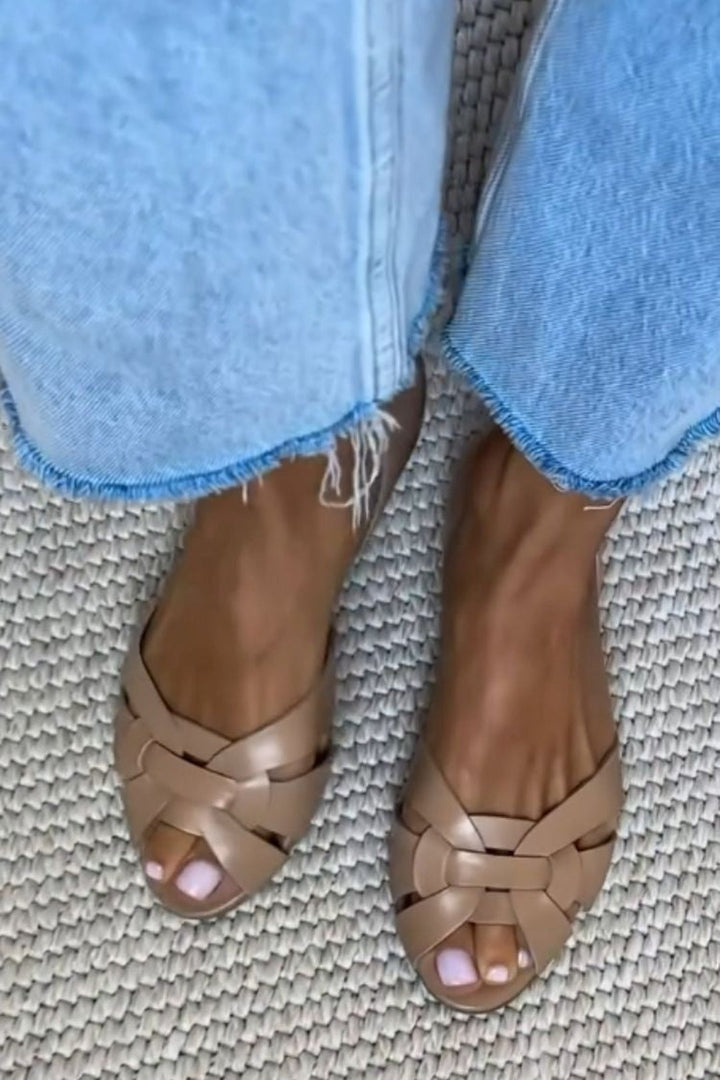 Deanne | Open Toe Espadrilles