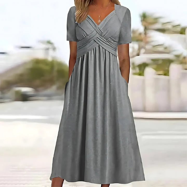 Valda | Elegant Dress with Tummy Coverage