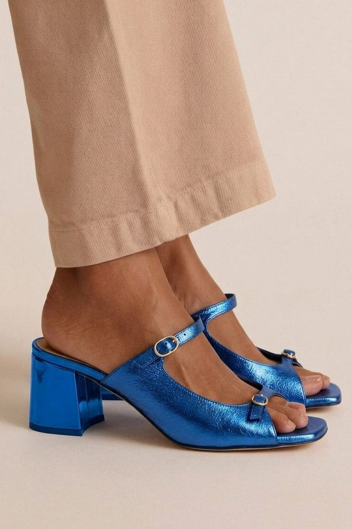 Soledad | Block Toe Heeled Sandals