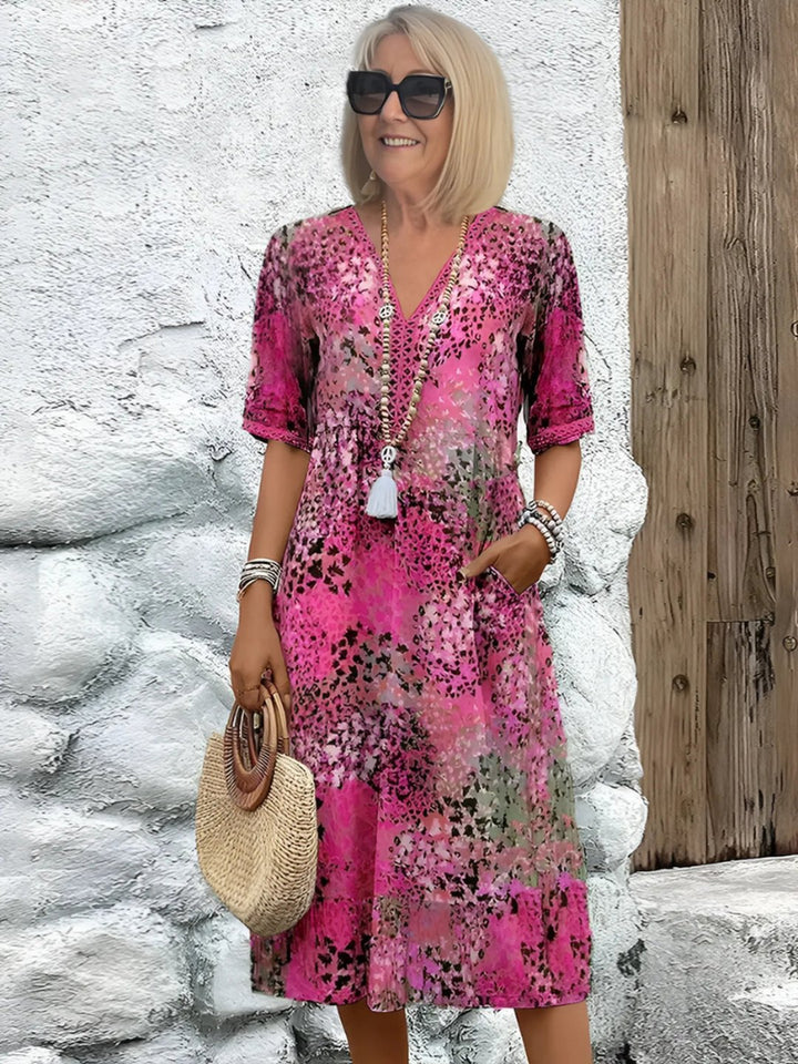 Gail | Vibrant Mid Length Dress