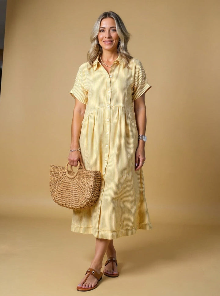 Tawny | Fashionable Striped Dress