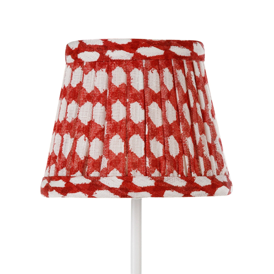 Zafferano × Fermoy Fabric Lamp Shade - Wicker Design