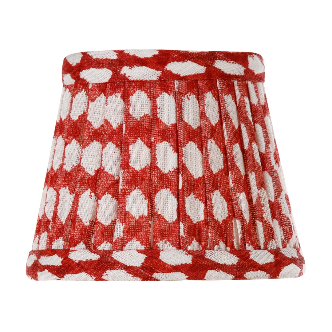Zafferano × Fermoy Fabric Lamp Shade - Wicker Design