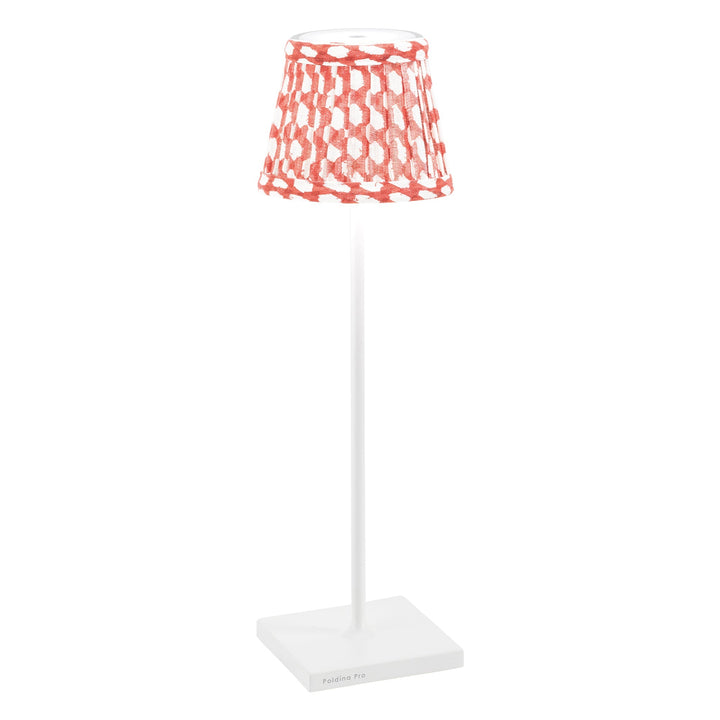 Zafferano × Fermoy Fabric Lamp Shade - Wicker Design