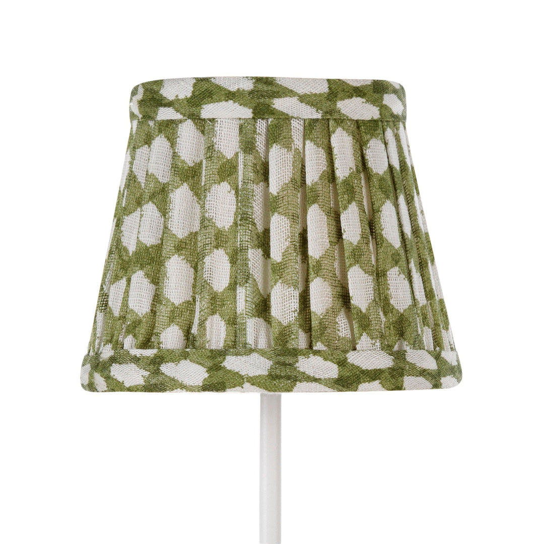 Zafferano × Fermoy Fabric Lamp Shade - Wicker Design