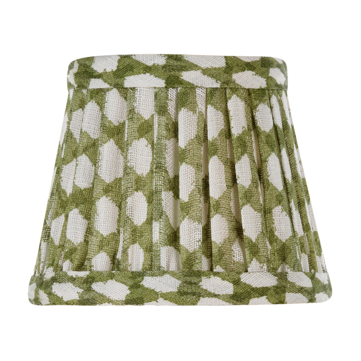 Zafferano × Fermoy Fabric Lamp Shade - Wicker Design