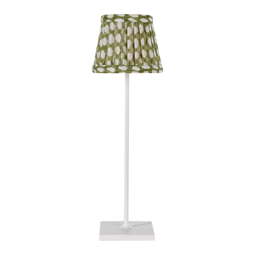 Zafferano × Fermoy Fabric Lamp Shade - Wicker Design