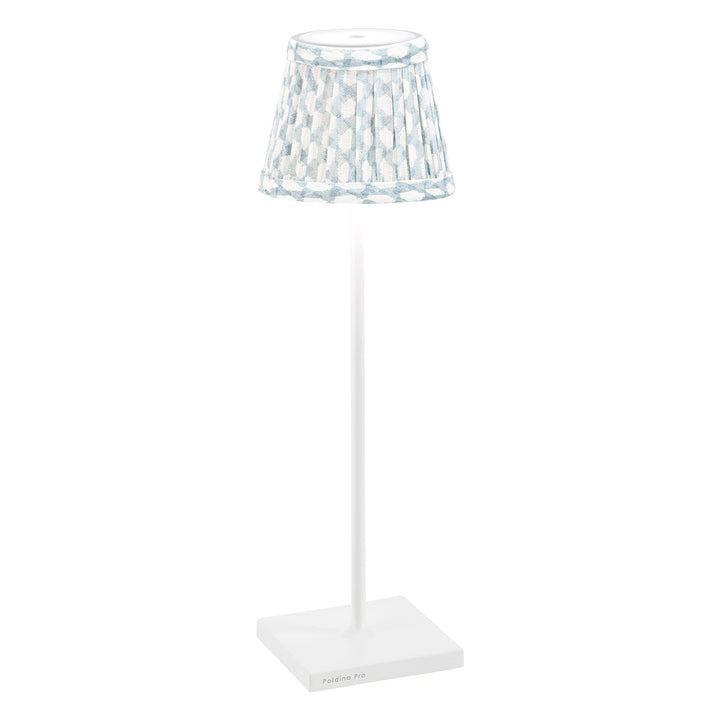 Zafferano × Fermoy Fabric Lamp Shade - Wicker Design