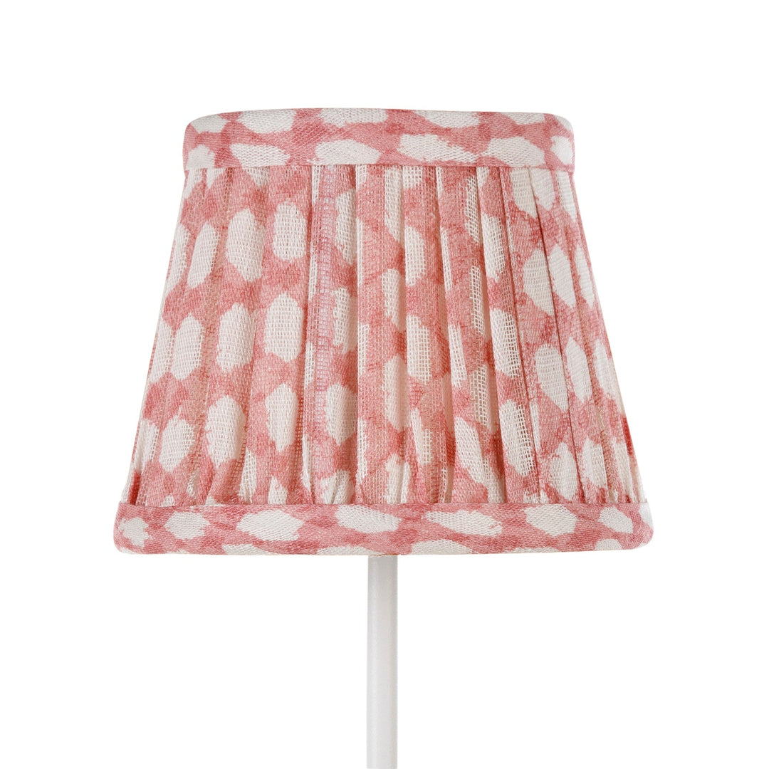 Zafferano × Fermoy Fabric Lamp Shade - Wicker Design