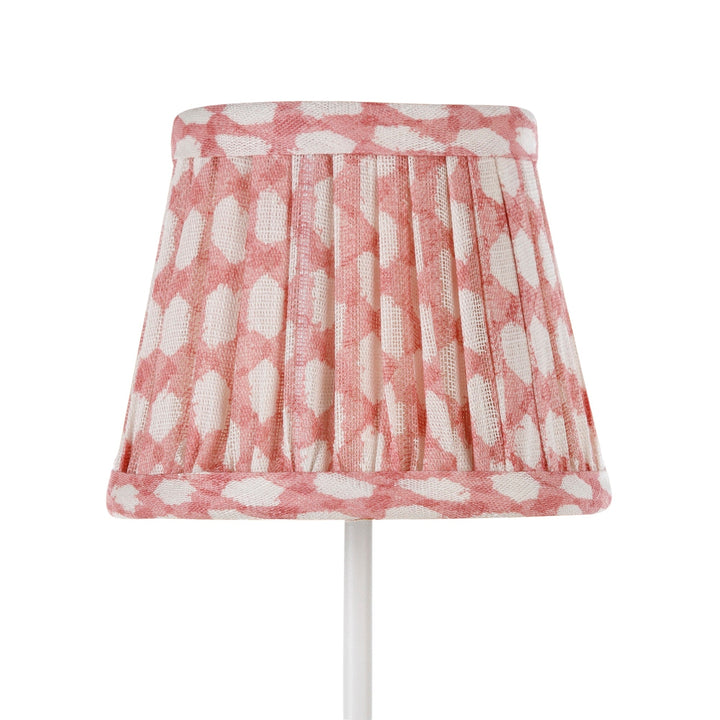 Zafferano × Fermoy Fabric Lamp Shade - Wicker Design