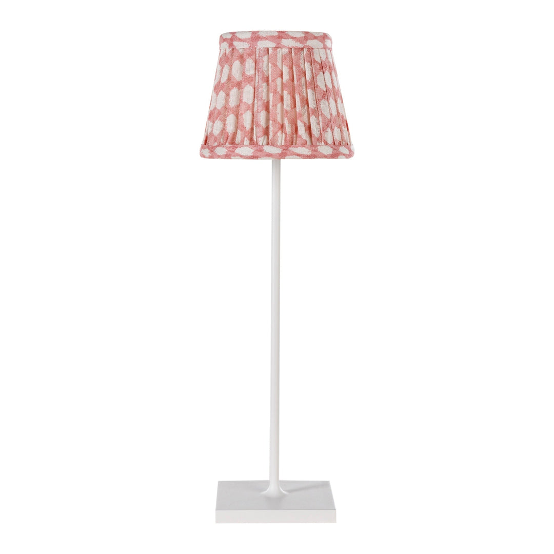 Zafferano × Fermoy Fabric Lamp Shade - Wicker Design