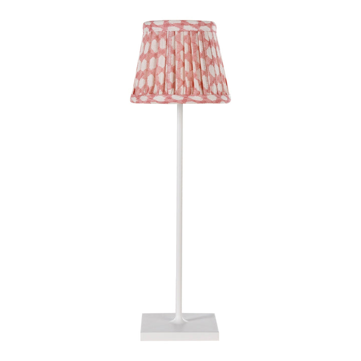 Zafferano × Fermoy Fabric Lamp Shade - Wicker Design