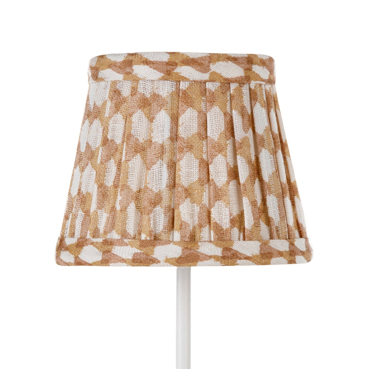 Zafferano × Fermoy Fabric Lamp Shade - Wicker Design